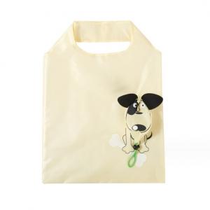 Animal cartoon folding shopping bag, environmentally friendly bag, large capacity supermarket grocery bag, polyester 190T Shoulder handbag